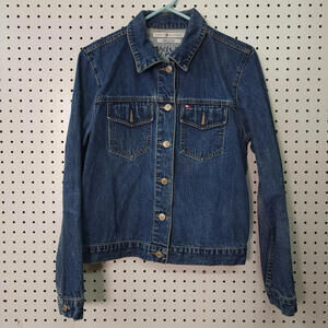 Tommy Hilfiger Women's Blue Denim Jean Jacket Size M‎